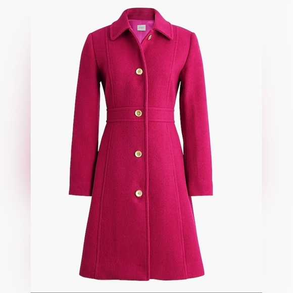 J. Crew Jackets & Blazers - J. CREW Pink Lady Day Coat NEW NWT 8